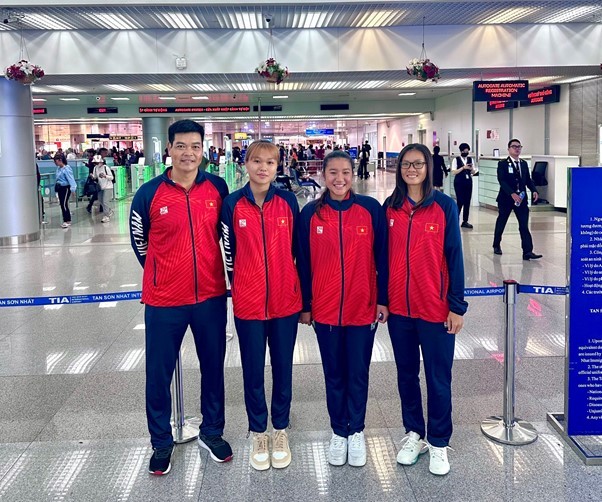 Đội tuyển quần vợt nữ Việt Nam tham dự giải đồng đội thế giới tại Bahrain Đội tuyển quần vợt nữ Việt Nam tham dự giải đồng đội thế giới tại Bahrain