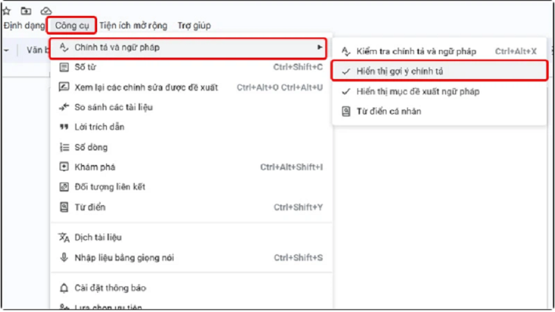Kiểm tra chính tả bằng Google Docs đơn giản, hiệu quả Kiểm tra chính tả bằng Google Docs đơn giản, hiệu quả