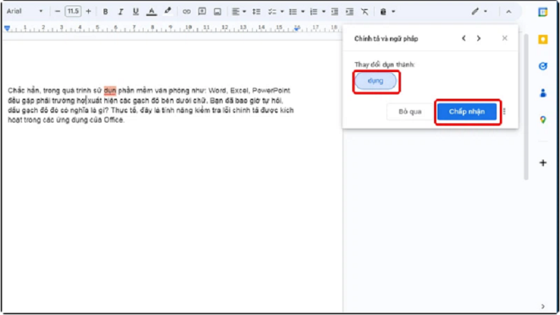 Kiểm tra chính tả bằng Google Docs đơn giản, hiệu quả Kiểm tra chính tả bằng Google Docs đơn giản, hiệu quả