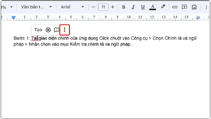 Kiểm tra chính tả bằng Google Docs đơn giản, hiệu quả Kiểm tra chính tả bằng Google Docs đơn giản, hiệu quả