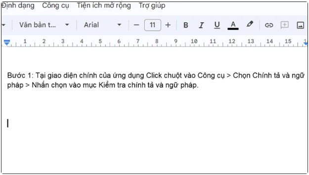 Kiểm tra chính tả bằng Google Docs đơn giản, hiệu quả Kiểm tra chính tả bằng Google Docs đơn giản, hiệu quả