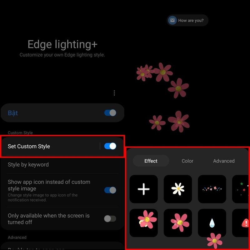 Bật hiệu ứng Pop-up trên Samsung để thông báo thêm sinh động