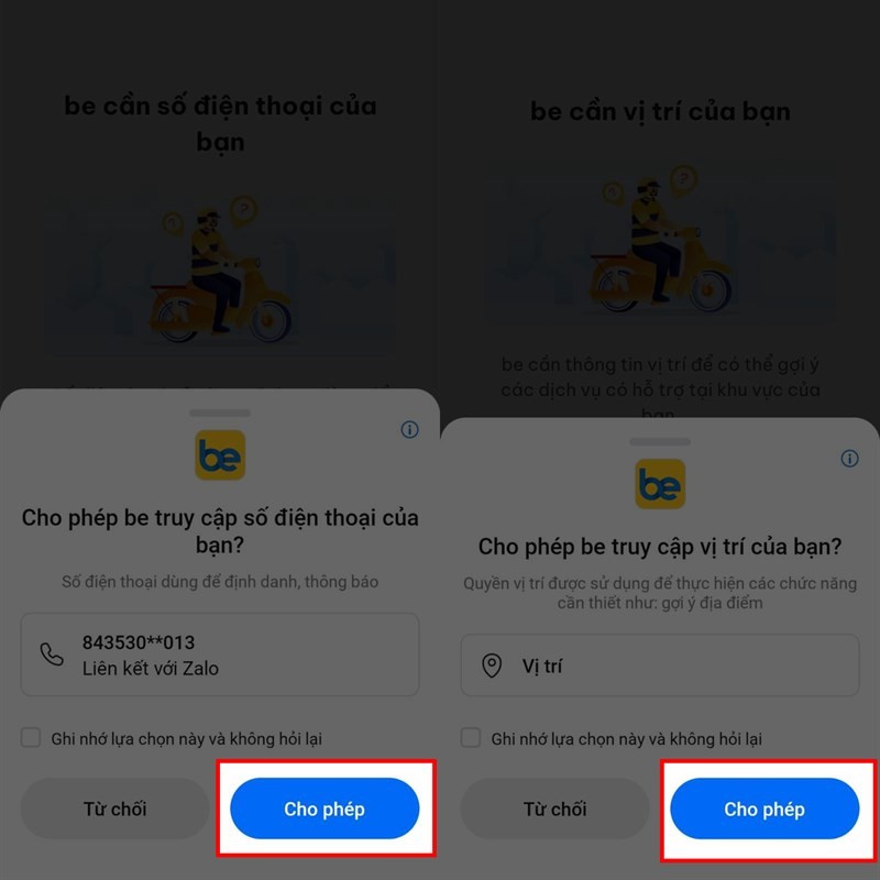 Đặt Be trên Zalo vẫn đầy đủ tính năng, siêu tiện lợi