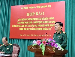 Họp báo giới thiệu hội thảo khoa học nhân kỷ niệm 100 năm Ngày sinh Đại tướng Đoàn Khuê