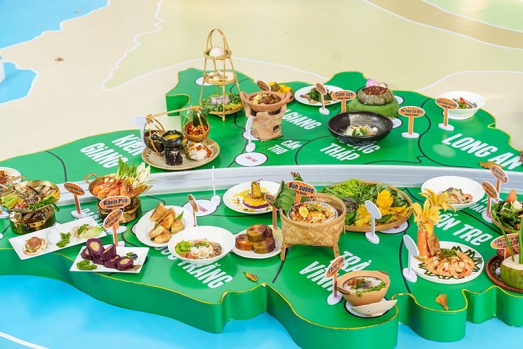 Hai kỉ lục mới về bản đồ ẩm thực được thiết lập tại Lễ hội 'Rạng danh văn hóa ẩm thực Việt' Hai kỉ lục mới được thiết lập tại Lễ hội 'Rạng danh văn hóa ẩm thực Việt'