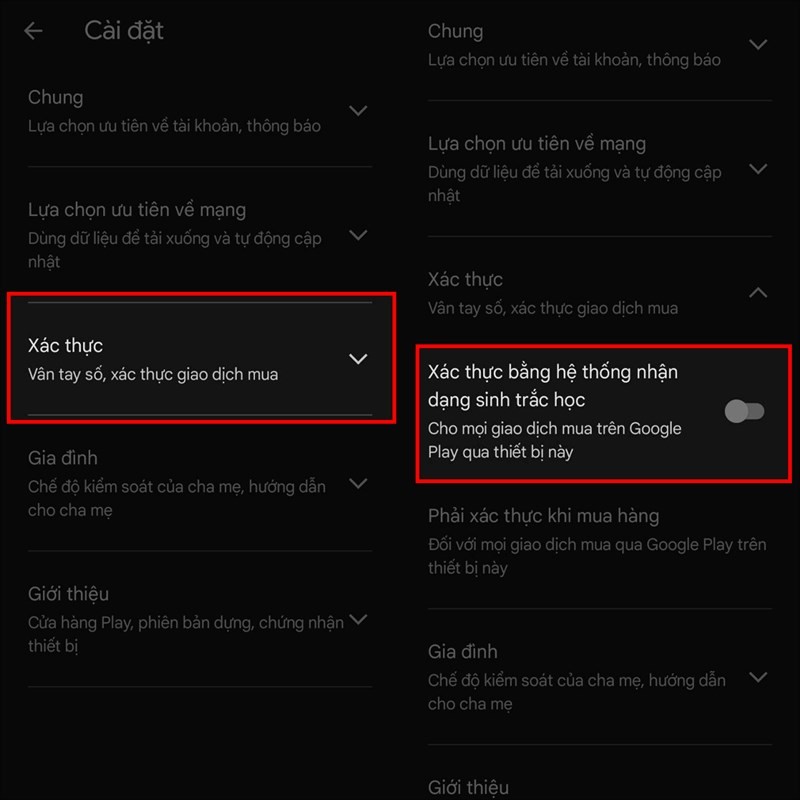 Hướng dẫn cách bật xác thực khi tải app trên CH Play Hướng dẫn cách bật xác thực khi tải app trên CH Play