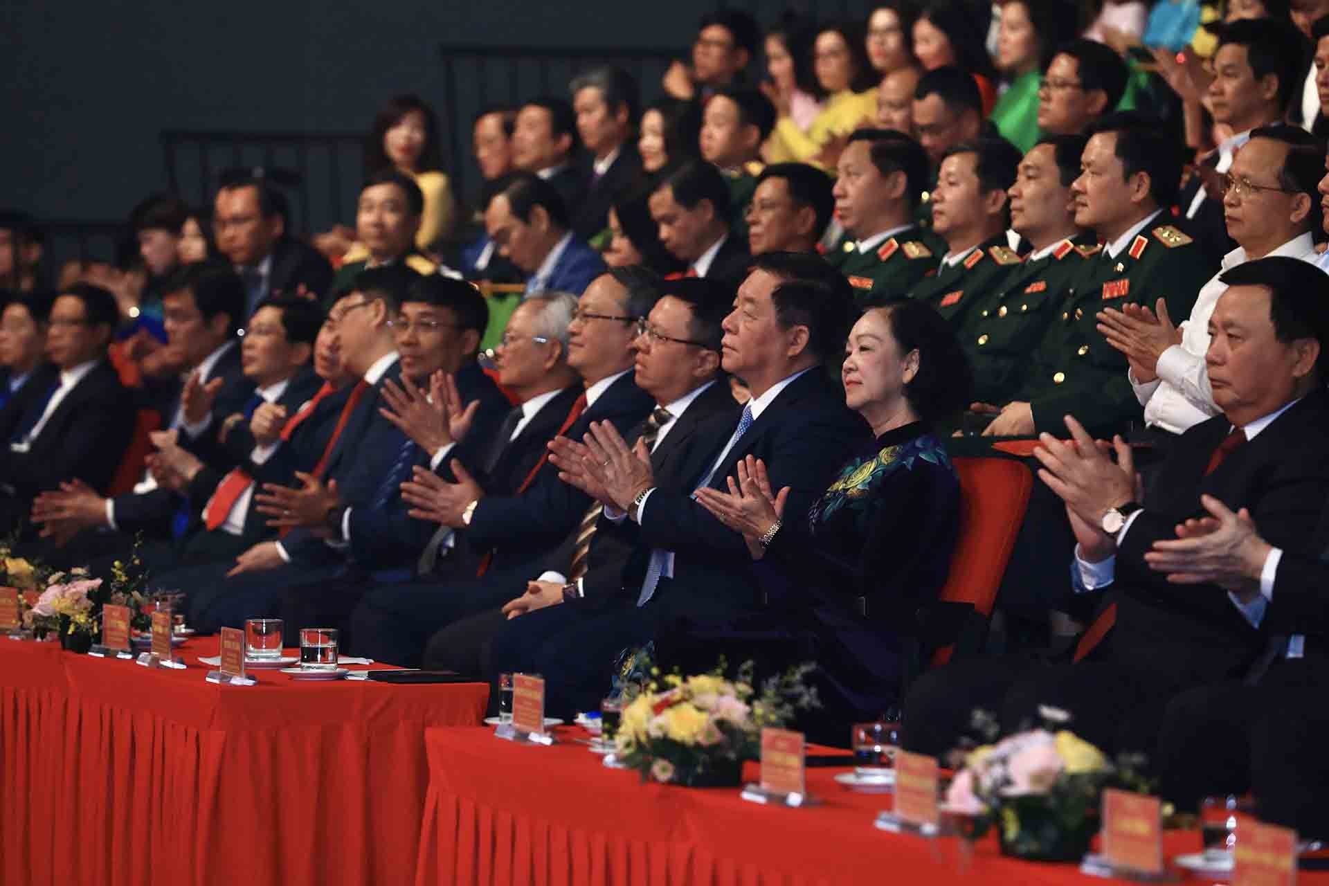 Các đại biểu tham dự Lễ trao giải. (Nguồn: TTXVN)