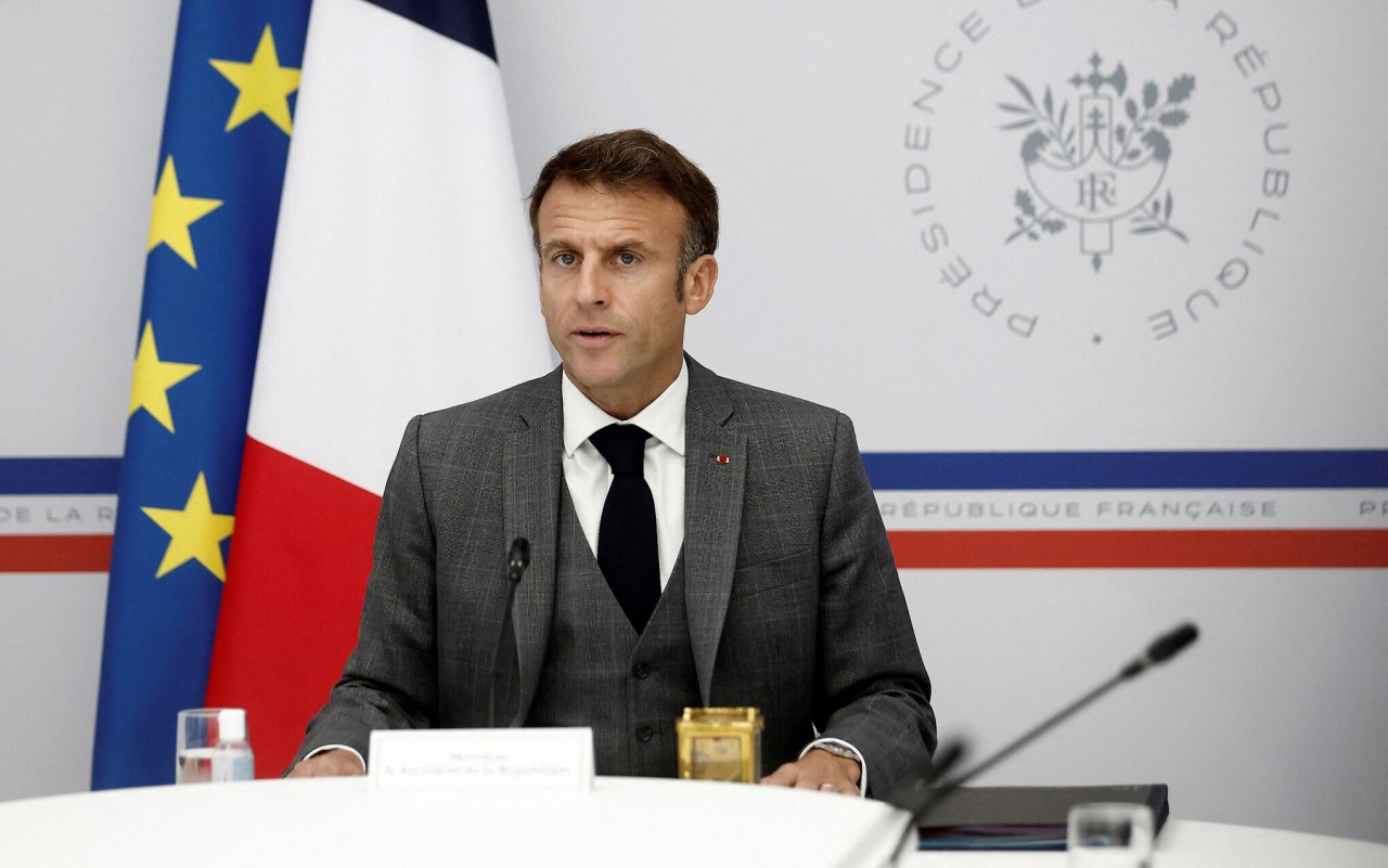 Tổng thống Pháp Emmanuel Macron. (Nguồn: AFP) Tổng thống Pháp Emmanuel Macron. (Nguồn: AFP)