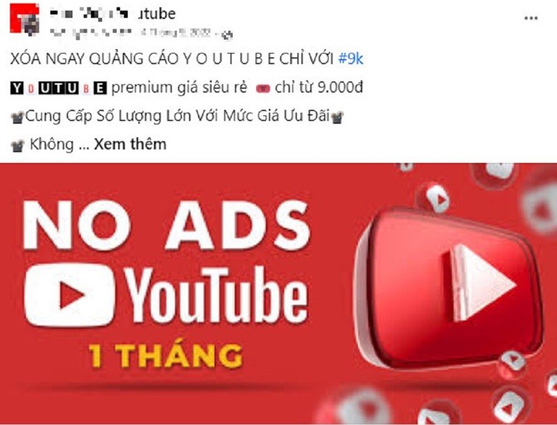 Người dùng nên cảnh giác với các dịch vụ YouTube Premium giá rẻ. Người dùng nên cảnh giác với các dịch vụ YouTube Premium giá rẻ.