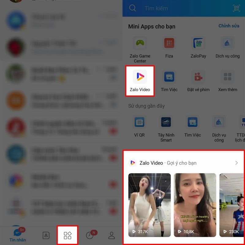 Cách xem nhanh tất cả các kênh đã theo dõi trên Zalo Video Cách xem nhanh tất cả các kênh đã theo dõi trên Zalo Video