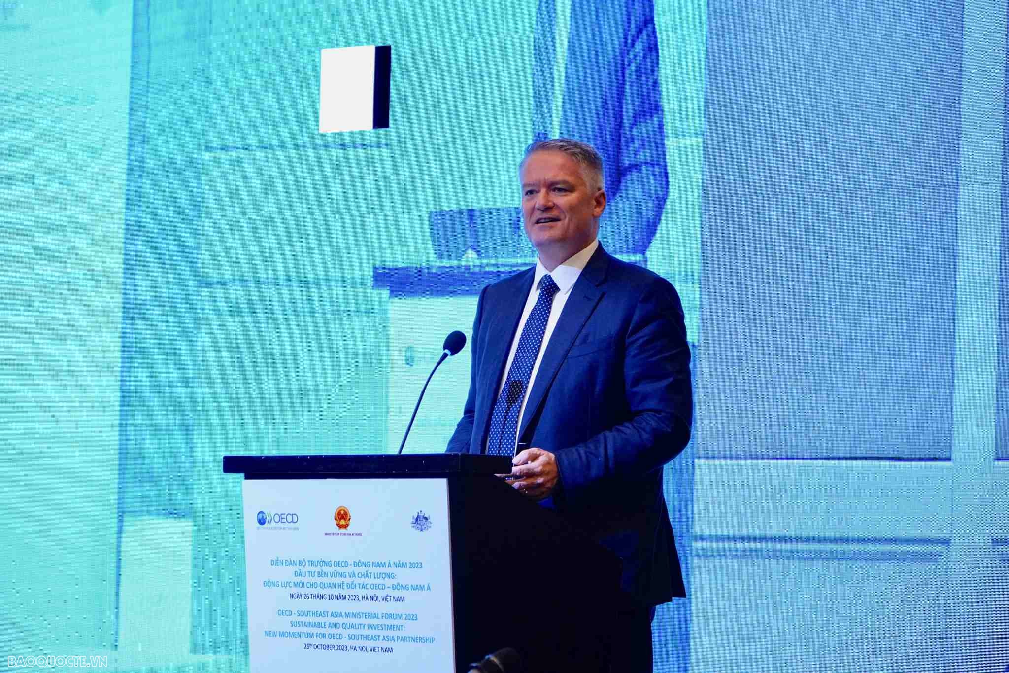 ĐẦU TƯ BỀN VỮNG VÀ CHẤT LƯỢNG TIẾP THÊM ĐỘNG LỰC CHO QUAN HỆ ĐỐI TÁC OECD VÀ ĐÔNG NAM Á ĐẦU TƯ BỀN VỮNG VÀ CHẤT LƯỢNG TIẾP THÊM ĐỘNG LỰC CHO QUAN HỆ ĐỐI TÁC OECD VÀ ĐÔNG NAM Á