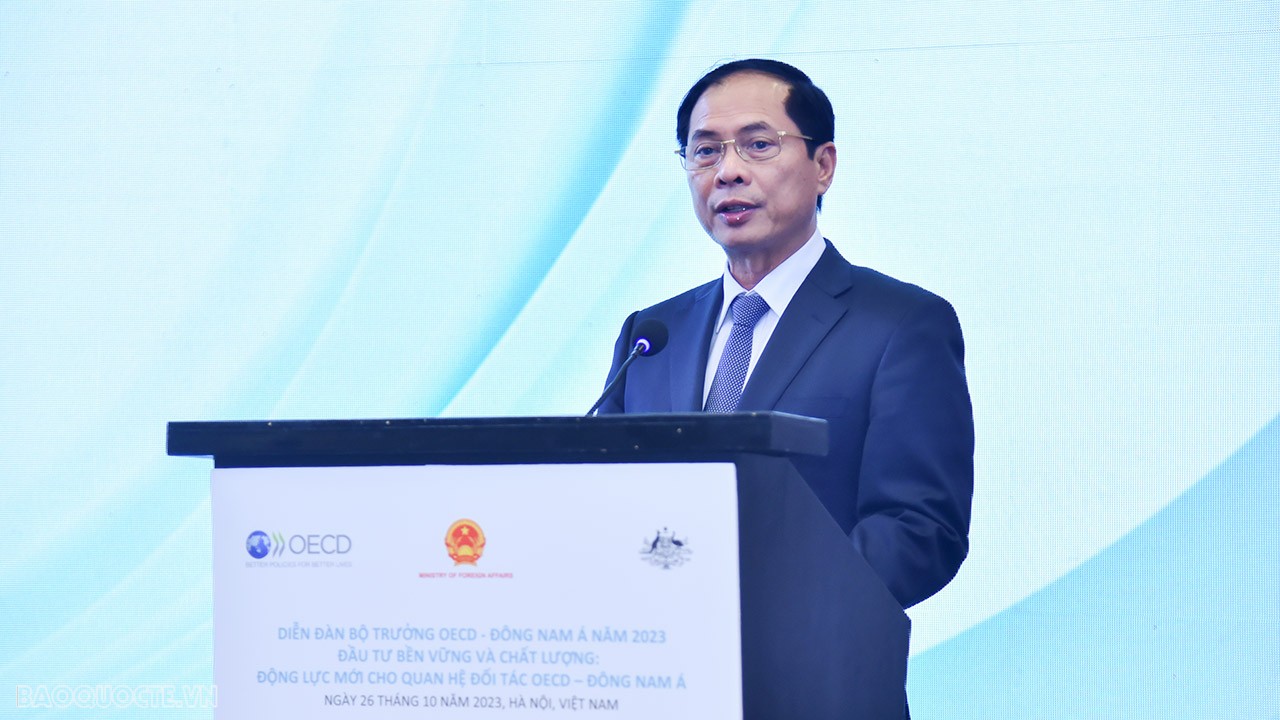 ĐẦU TƯ BỀN VỮNG VÀ CHẤT LƯỢNG TIẾP THÊM ĐỘNG LỰC CHO QUAN HỆ ĐỐI TÁC OECD VÀ ĐÔNG NAM Á ĐẦU TƯ BỀN VỮNG VÀ CHẤT LƯỢNG TIẾP THÊM ĐỘNG LỰC CHO QUAN HỆ ĐỐI TÁC OECD VÀ ĐÔNG NAM Á