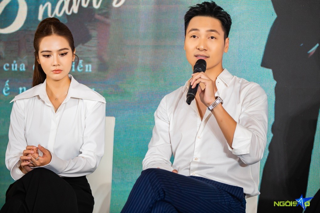 Chúng ta của 8 năm sau: Dàn diễn viên diện sơ mi trắng dự họp báo ra mắt phim sắp lên sóng VTV3