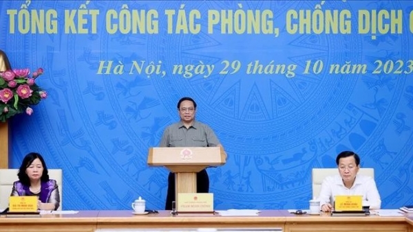 Thủ tướng Phạm Minh Chính chủ trì Hội nghị Tổng kết công tác phòng, chống dịch Covid-19