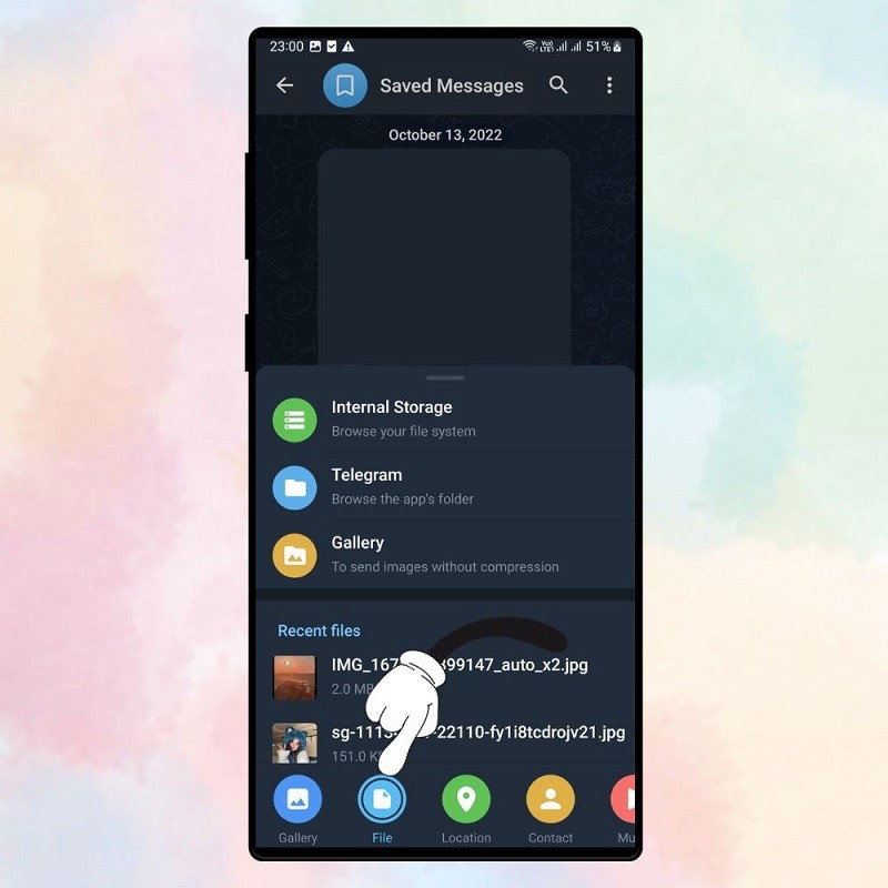 Cách lưu trữ file không giới hạn dung lượng trên Telegram Cách lưu trữ file không giới hạn dung lượng trên Telegram