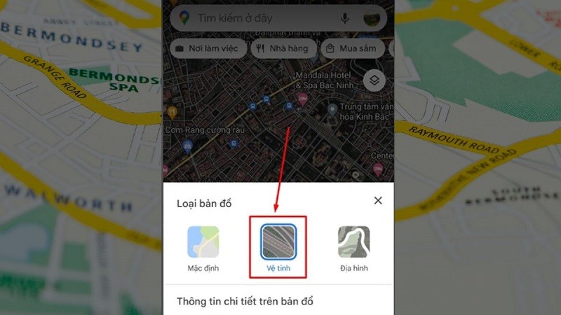 Xem Google Maps vệ tinh siêu đơn giản trên điện thoại và máy tính Xem Google Maps vệ tinh siêu đơn giản trên điện thoại và máy tính