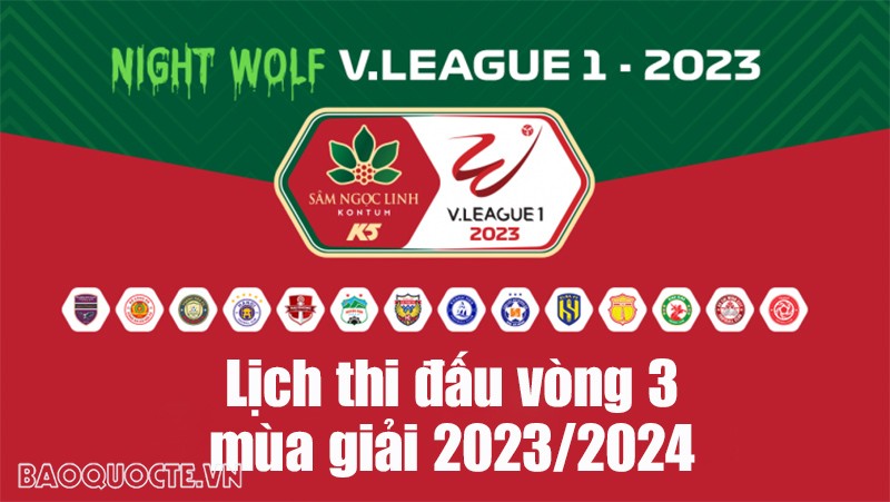Lịch thi đấu V-League mùa giải 2023/24: Cập nhật lịch thi đấu V-League vòng 3 - Công an Hà Nội vs Hà Nội, Viettel vs Hà Tĩnh