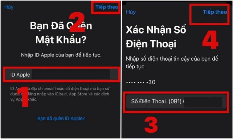 Lấy lại mật khẩu iCloud bằng số điện thoại đơn giản, nhanh chóng Lấy lại mật khẩu iCloud bằng số điện thoại đơn giản, nhanh chóng