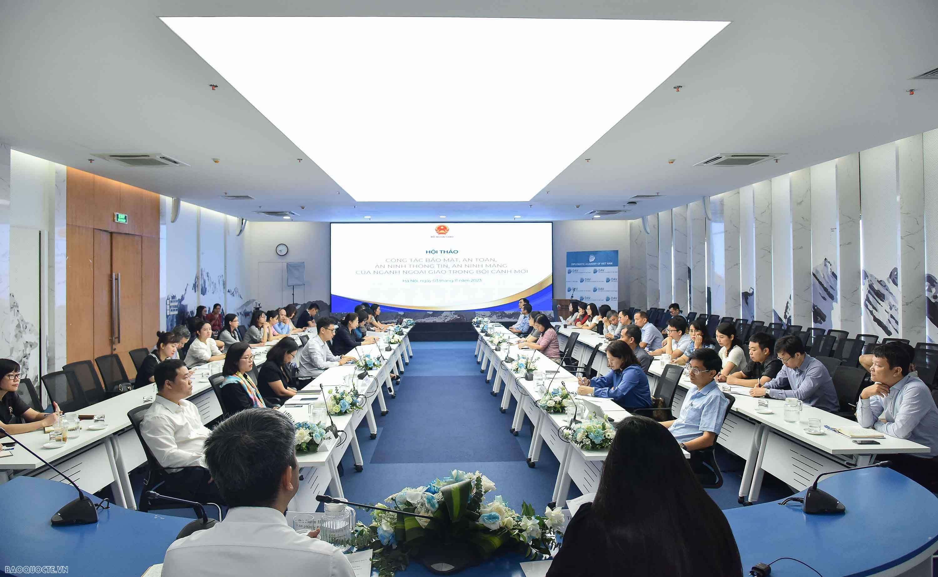 Công tác bảo mật, an toàn, an ninh thông tin, an ninh mạng của ngành Ngoại giao trong bối cảnh mới