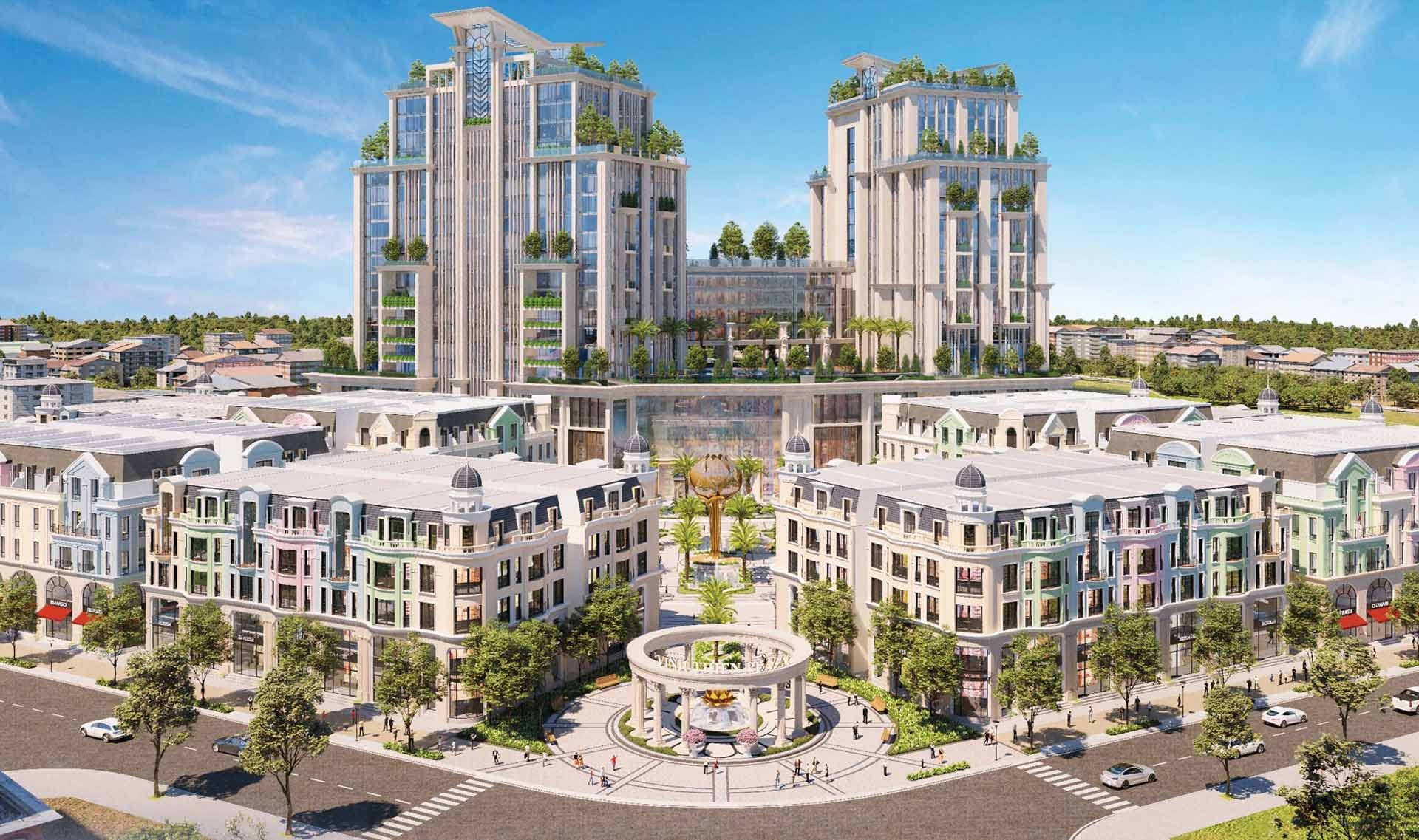 Phối cảnh dự án khu phức hợp nhà ở kết hợp thương mại tại An Giang. Phối cảnh dự án khu phức hợp nhà ở kết hợp thương mại tại An Giang.