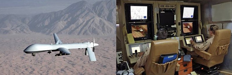 Máy bay không người lái MQ-1 Predator và trung tâm điều khiển Máy bay không người lái MQ-1 Predator và trung tâm điều khiển