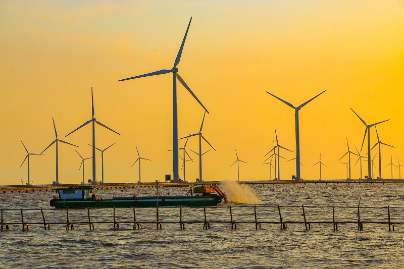 Nhà máy Điện gió Bạc Liêu (xã Vĩnh Trạch Đông, thành phố Bạc Liêu, tỉnh Bạc Liêu) - nguồn cung cấp năng lượng sạch và góp phần bảo vệ môi trường_Ảnh: TTXVN Nhà máy Điện gió Bạc Liêu (xã Vĩnh Trạch Đông, thành phố Bạc Liêu, tỉnh Bạc Liêu) - nguồn cung cấp năng lượng sạch và góp phần bảo vệ môi trường_Ảnh: TTXVN