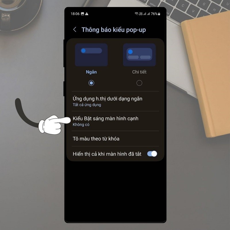 Bật viền sáng thông báo trên Samsung độc đáo, siêu đơn giản Bật viền sáng thông báo trên Samsung độc đáo, siêu đơn giản