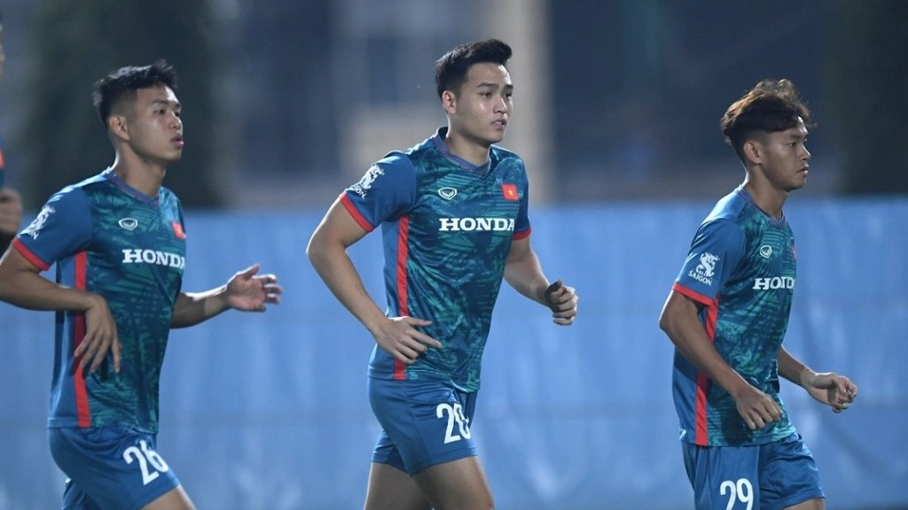 hinh anh cau thu doi tuyen viet nam tap huan truoc hai tran dau vong loai world cup 2026