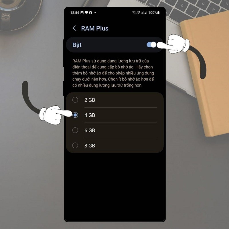 Mở rộng RAM cho Samsung siêu đơn giản giúp tăng hiệu suất sử dụng Mở rộng RAM cho Samsung siêu đơn giản giúp tăng hiệu suất sử dụng