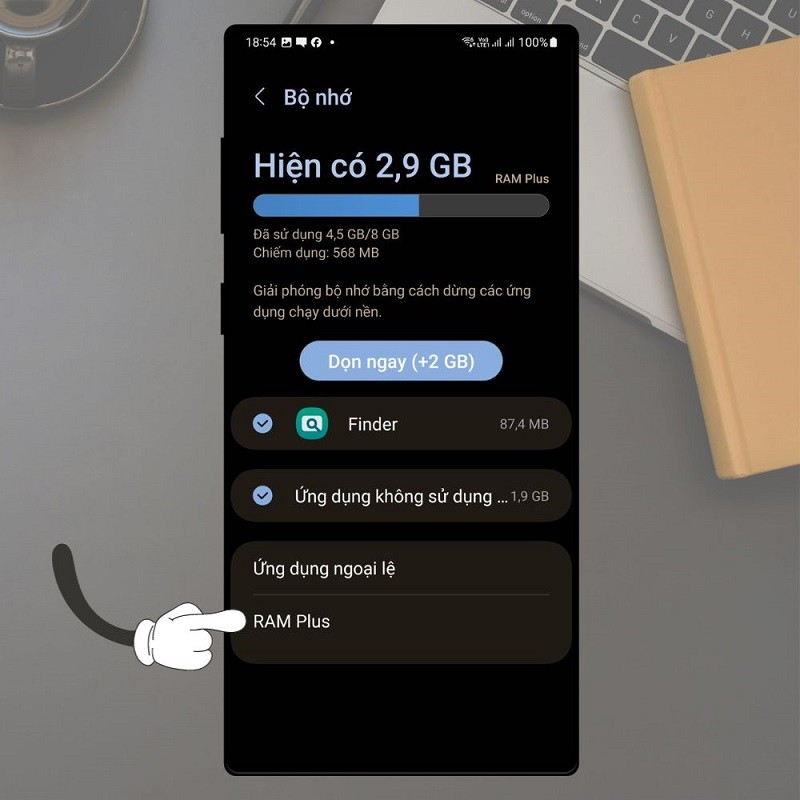 Mở rộng RAM cho Samsung siêu đơn giản giúp tăng hiệu suất sử dụng Mở rộng RAM cho Samsung siêu đơn giản giúp tăng hiệu suất sử dụng