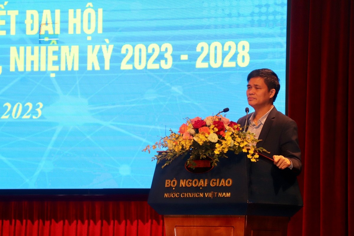 Hội nghị quán triệt Nghị quyết Đại hội Công đoàn Viên chức Việt Nam lần thứ VI tại Bộ Ngoại giao Hội nghị quán triệt Nghị quyết Đại hội Công đoàn Viên chức Việt Nam lần thứ VI tại Bộ Ngoại giao