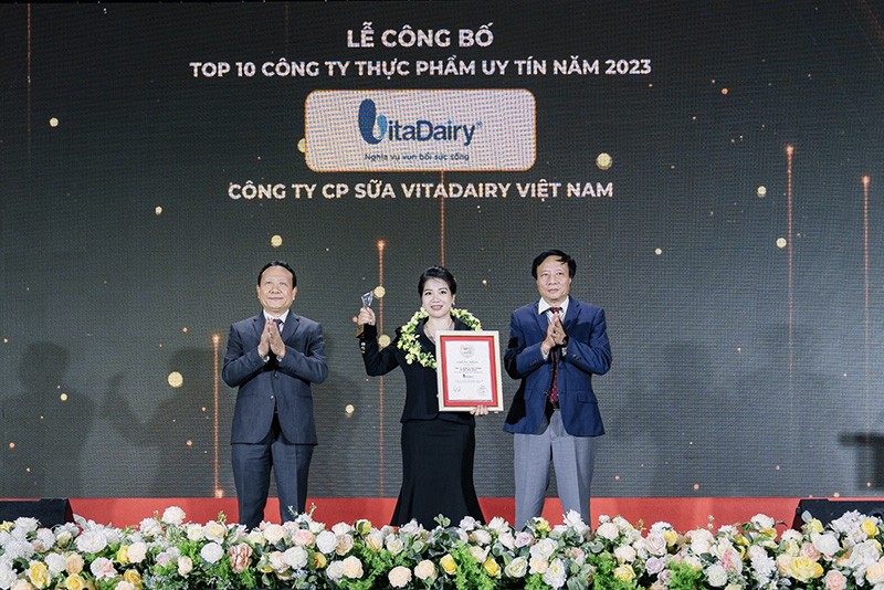 Đây là năm thứ 4 liên tiếp VitaDairy vào top đầu những ông lớn ngành sữa