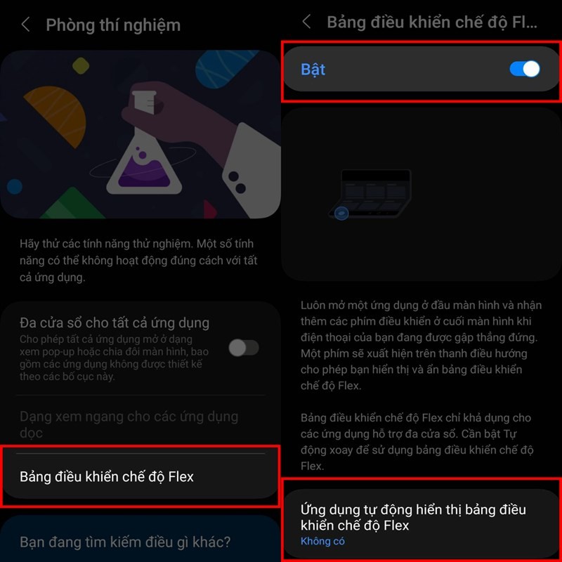 Hướng dẫn bật chế độ Flex trên Galaxy Z Fold5 cực đơn giản Hướng dẫn bật chế độ Flex trên Galaxy Z Fold5 cực đơn giản