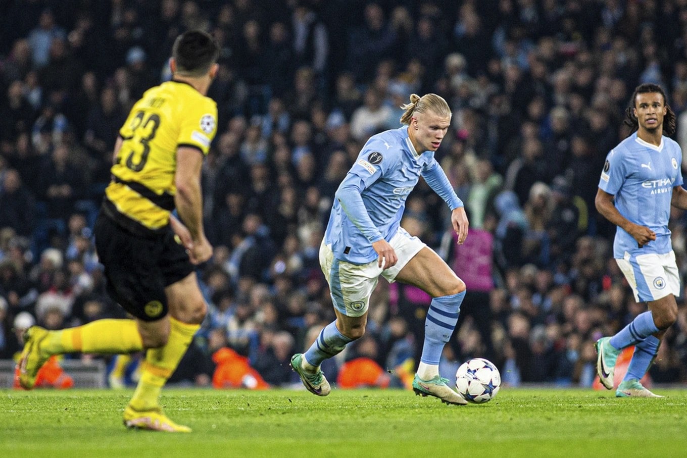 Tiền đạo Erling Haaland là cầu thủ khiến HLV Pochettino cảm thấy lo ngại nhất khi Chelsea đối đầu với Man City. (Nguồn: AP) Tiền đạo Erling Haaland là cầu thủ khiến HLV Pochettino cảm thấy lo ngại nhất khi Chelsea đối đầu với Man City. (Nguồn: AP)