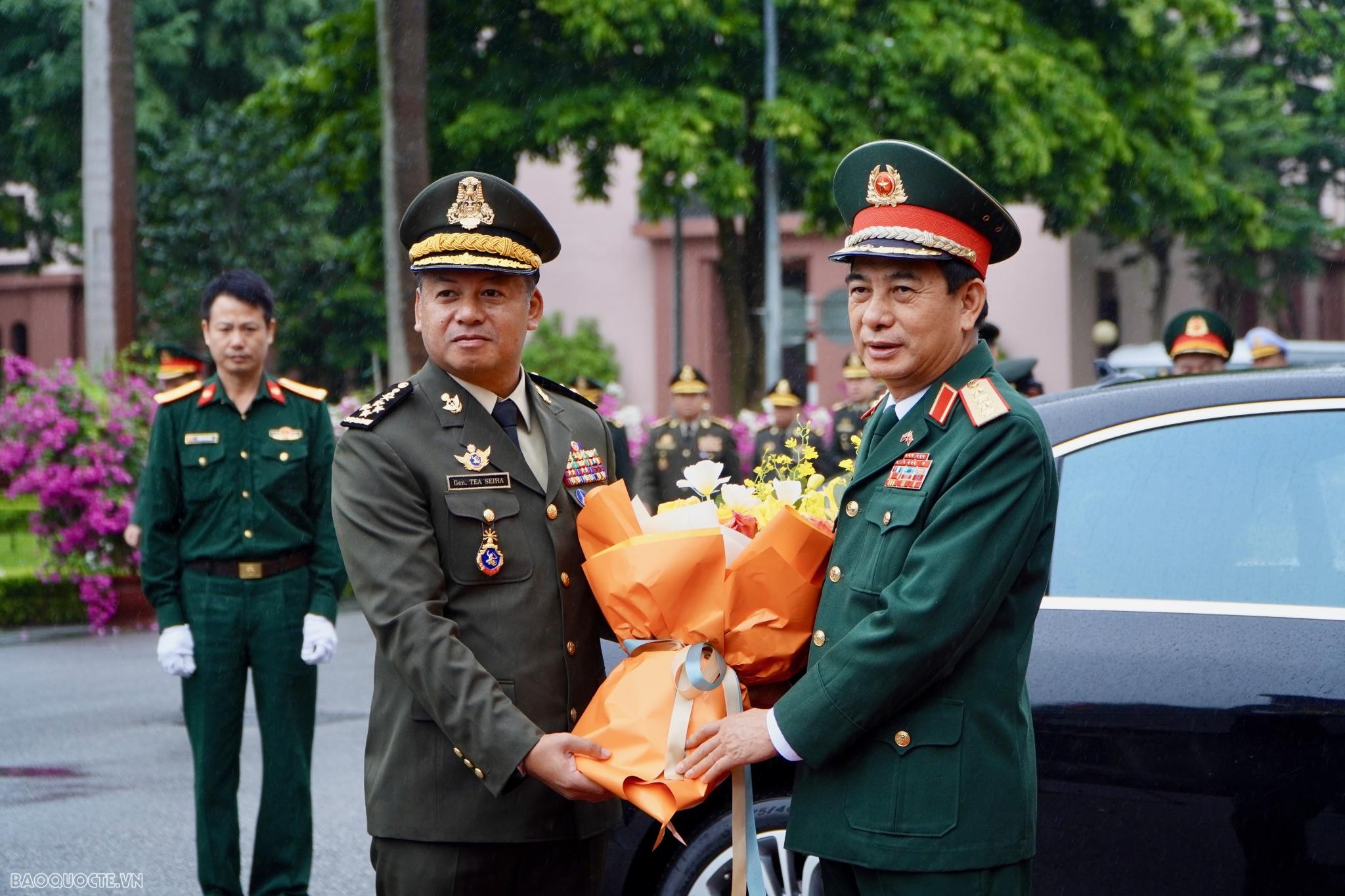 Đưa hợp tác quốc phòng Việt Nam-Campuchia phát triển lên tầm cao mới Đưa hợp tác quốc phòng Việt Nam-Campuchia phát triển lên tầm cao mới