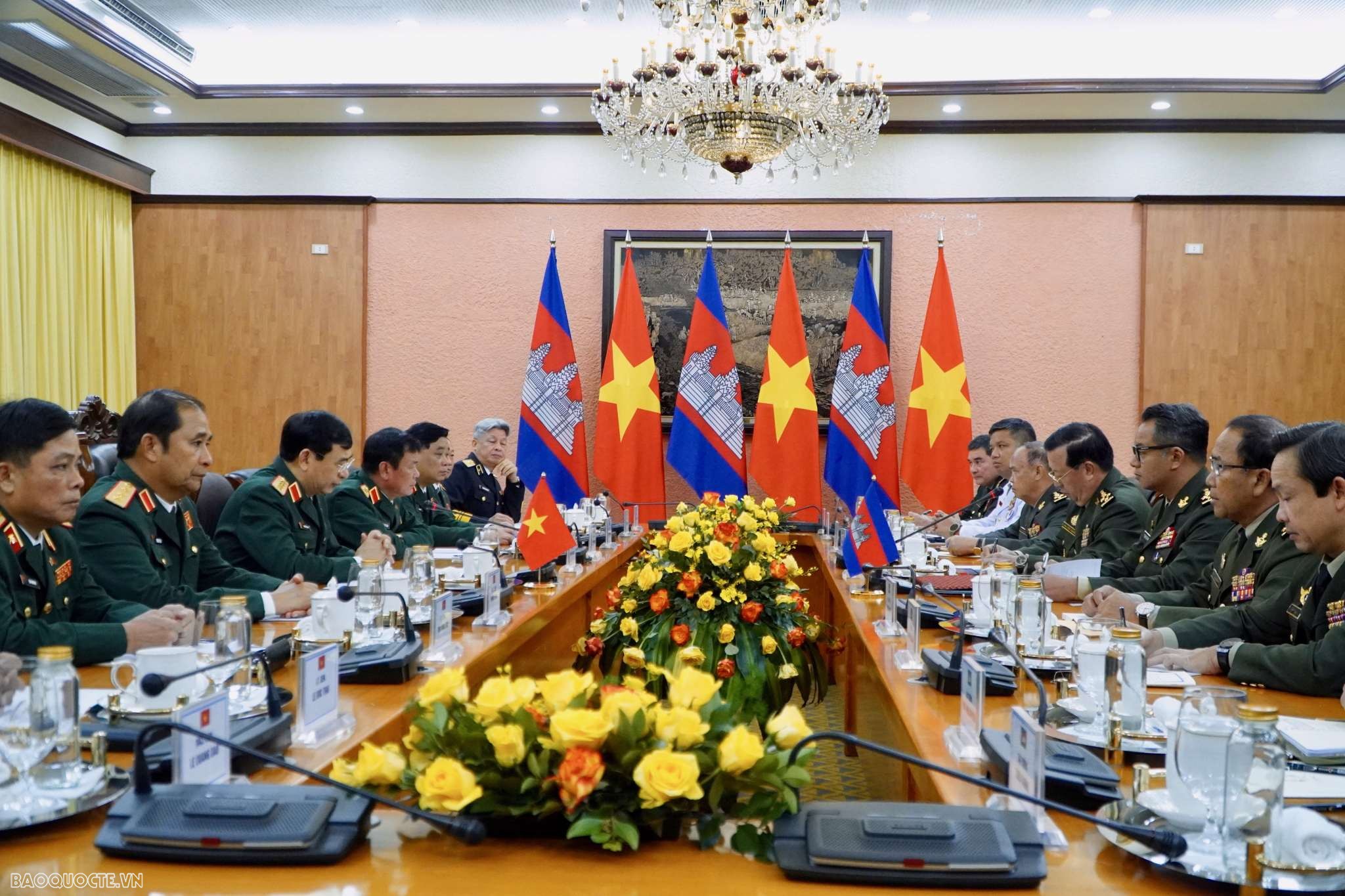 Toàn cảnh cuộc hội đàm. (Ảnh: Tuấn Việt) Toàn cảnh cuộc hội đàm. (Ảnh: Tuấn Việt)