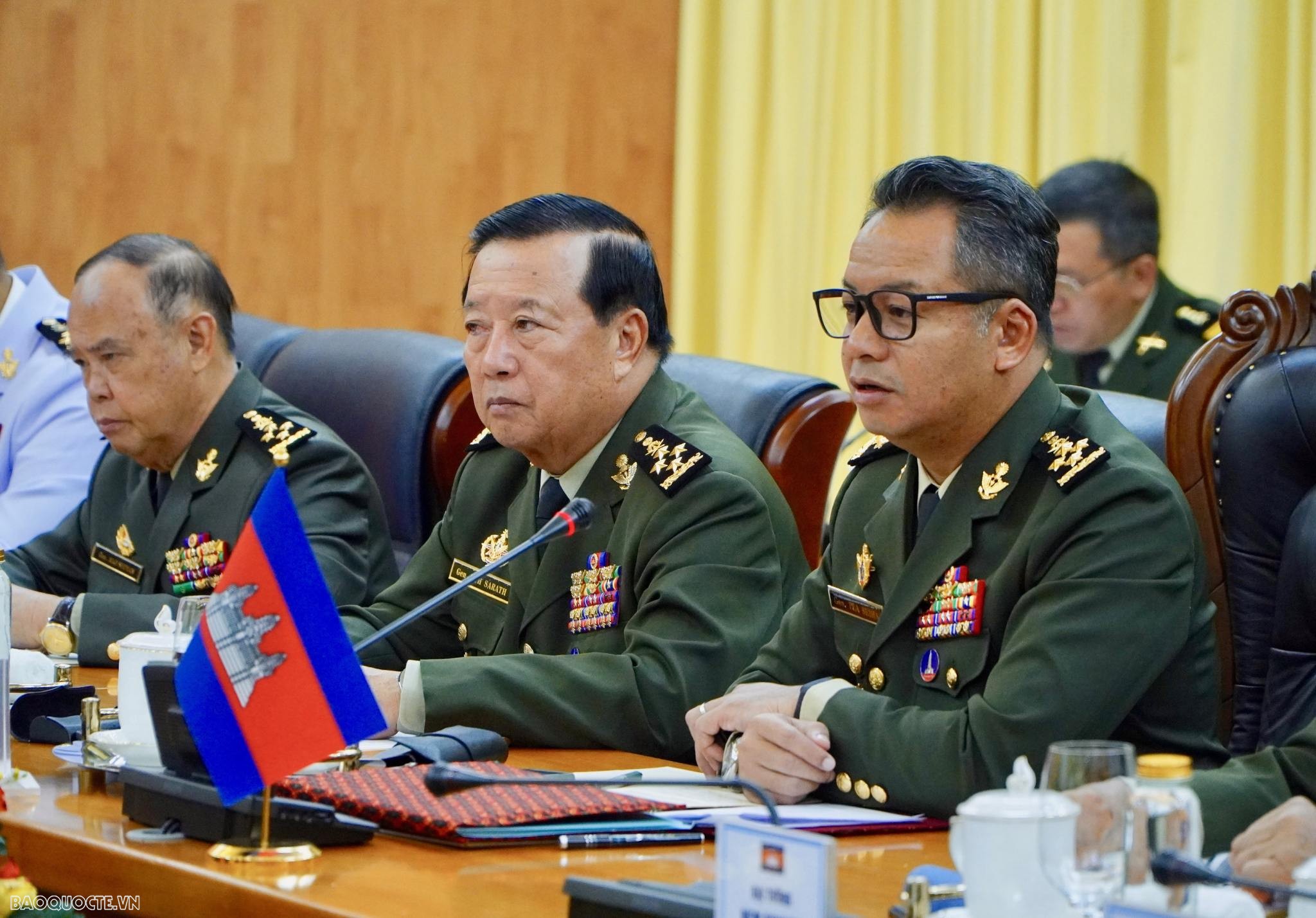 Đưa hợp tác quốc phòng Việt Nam-Campuchia phát triển lên tầm cao mới Đưa hợp tác quốc phòng Việt Nam-Campuchia phát triển lên tầm cao mới