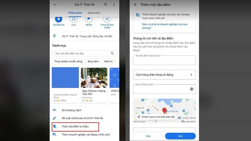 Cách thêm, tạo địa điểm trên Google Maps cực đơn giản Cách thêm, tạo địa điểm trên Google Maps cực đơn giản
