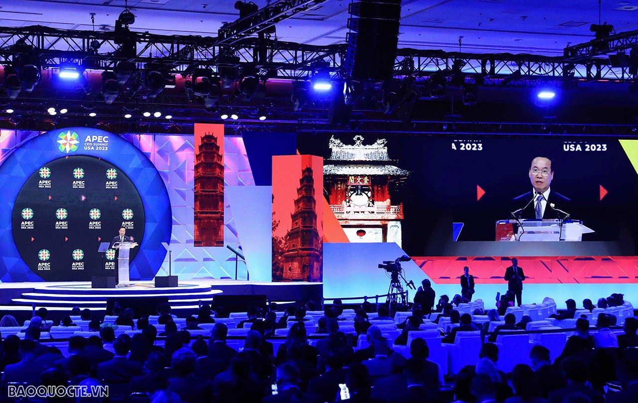 APEC chỉ có thể thành công trên cơ sở quan hệ hữu nghị, tin cậy giữa các thành viên, sự đồng hành của doanh nghiệp và người dân 2.000 lãnh đạo các doanh nghiệp hàng đầu thế giới dự Hội nghị Thượng đỉnh doanh nghiệp APEC 2023