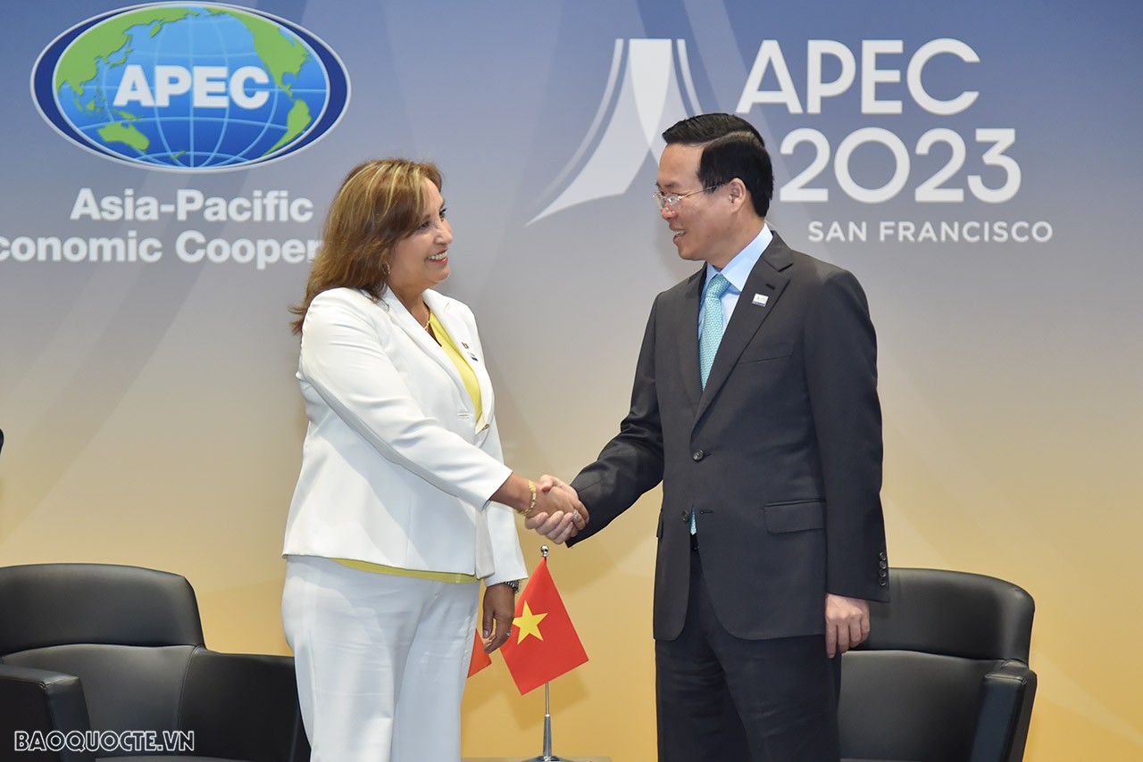 APEC 2023: Việt Nam sẽ phối hợp chặt chẽ với Peru hướng tới thành công của năm APEC 2024 APEC 2023: Việt Nam sẽ phối hợp chặt chẽ với Peru hướng tới thành công của năm APEC 2024
