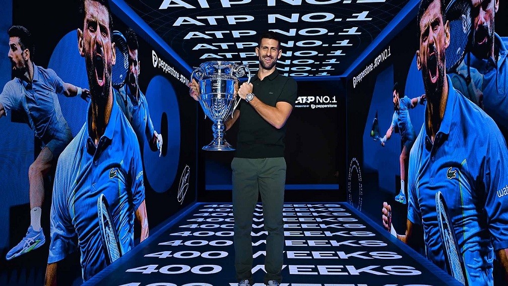 Novak Djokovic chạm cột mốc 400 tuần đứng vị trí số một quần vợt nam thế giới Novak Djokovic chạm cột mốc 400 tuần đứng vị trí số một quần vợt nam thế giới