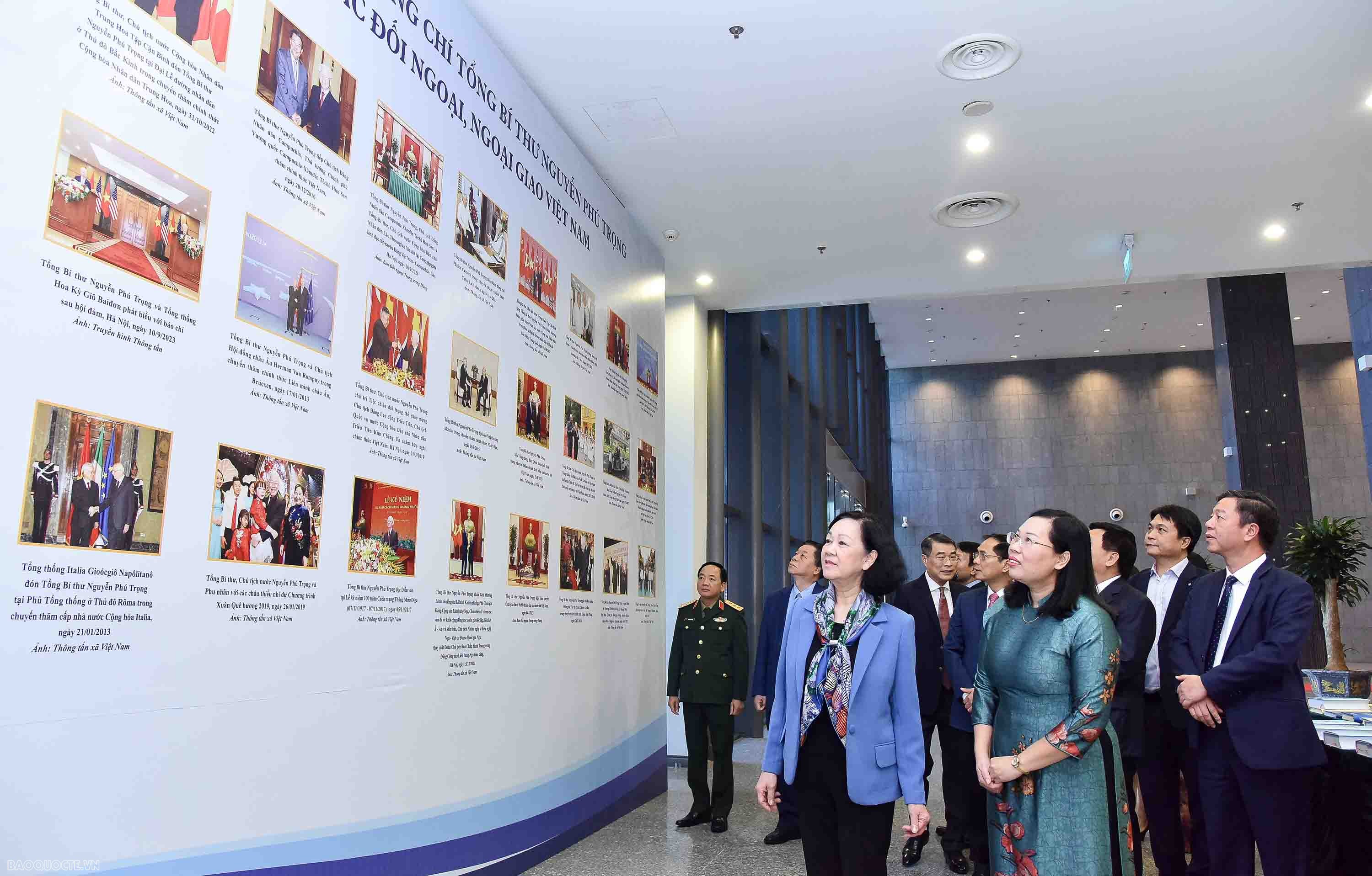 Lễ giới thiệu cuốn sách về đối ngoại của Tổng Bí thư Nguyễn Phú Trọng Cuốn sách của Tổng Bí thư Nguyễn Phú Trọng là cơ sở quan trọng về lý luận và thực tiễn về công tác đối ngoại trong tình hình mới