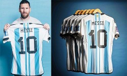 World Cup 2022: Bán đấu giá 6 chiếc áo thi đấu của Lionel Messi, quyên góp quỹ giúp trẻ em mắc bệnh hiếm gặp