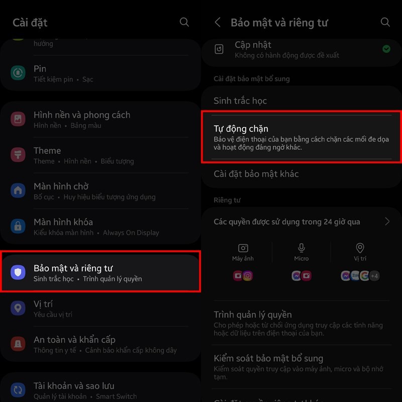Bật Auto Blocker trên Samsung giúp điện thoại được bảo vệ an toàn hơn Bật Auto Blocker trên Samsung giúp điện thoại được bảo vệ an toàn hơn