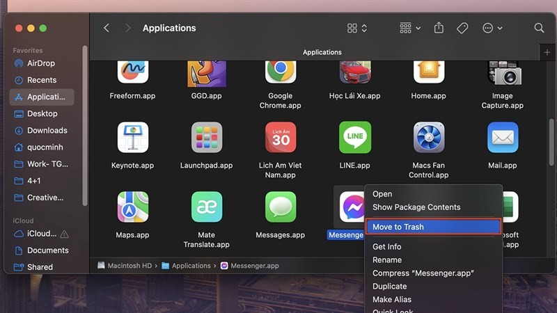 Khắc phục lỗi Messenger trên MacBook không hiện tin nhắn hiệu quả Khắc phục lỗi Messenger trên MacBook không hiện tin nhắn hiệu quả