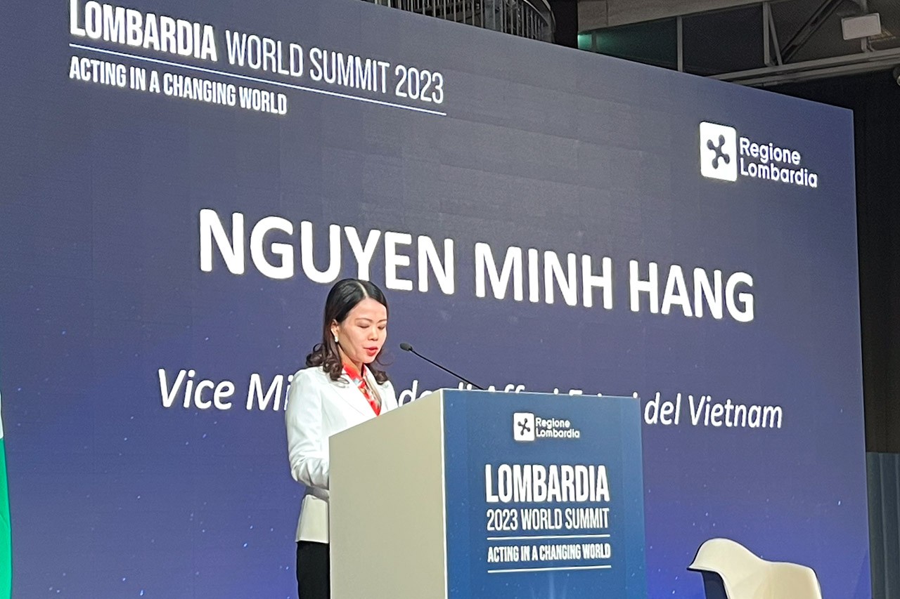 Hội nghị thượng đỉnh thế giới Lombardia 2023: Tăng cường hợp tác quốc tế nhằm ứng phó với các thách thức toàn cầu Hội nghị thượng đỉnh thế giới Lombardia 2023: Tăng cường hợp tác quốc tế nhằm ứng phó với các thách thức toàn cầu