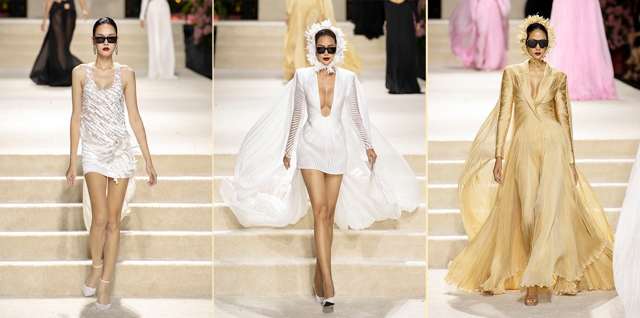 Cùng chiêm ngưỡng mốt Xuân Hè 2024 của NTK Công Trí Dàn người đẹp khoe sắc cùng những thiết kế mới nhất trong BST Xuân Hè 2024 của NTK Công Trí