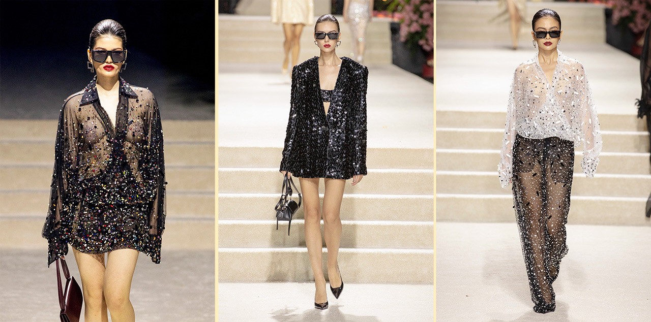 Cùng chiêm ngưỡng mốt Xuân Hè 2024 của NTK Công Trí Dàn người đẹp khoe sắc cùng những thiết kế mới nhất trong BST Xuân Hè 2024 của NTK Công Trí