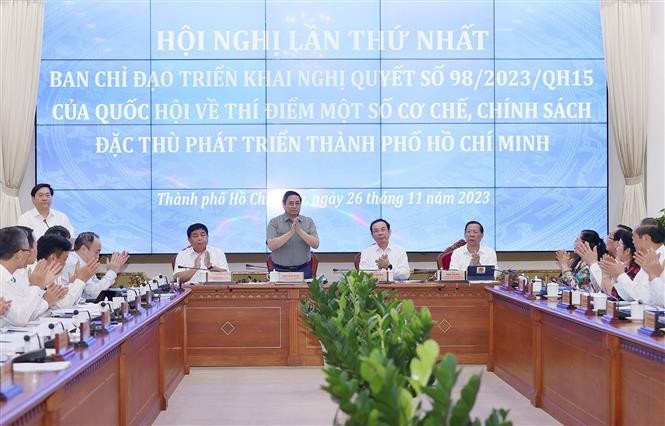 Thủ tướng Phạm Minh Chính chủ trì Hội nghị lần thứ nhất của Ban Chỉ đạo 850. Ảnh: Dương Giang-TTXVN Thủ tướng Phạm Minh Chính chủ trì Hội nghị lần thứ nhất của Ban Chỉ đạo 850. Ảnh: Dương Giang-TTXVN