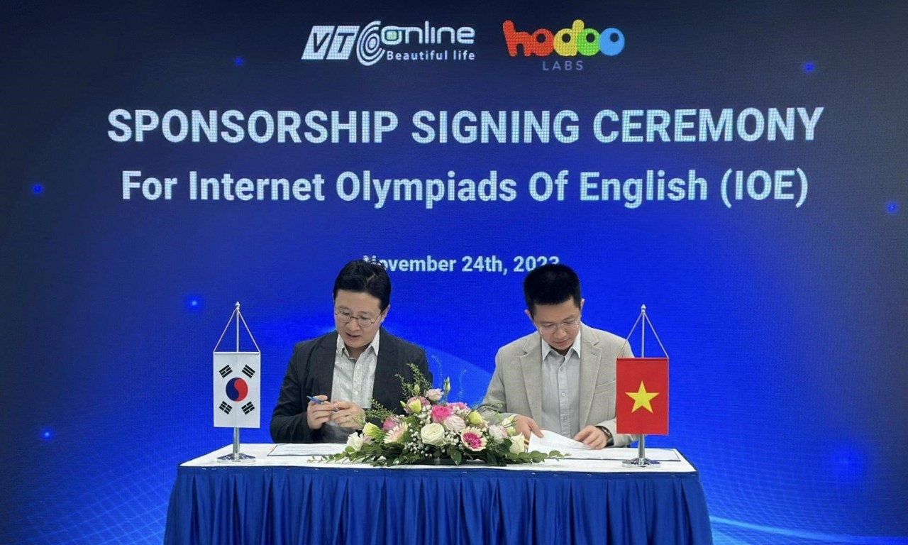 Hodoo Labs và VTC Online ký kết tài trợ cuộc thi tiếng Anh trên Internet (IOE) Hodoo Labs và VTC Online ký kết tài trợ cuộc thi tiếng Anh trên Internet (IOE)